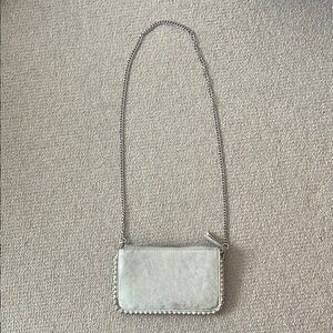ZARA Silver Chain Crossbody Bag